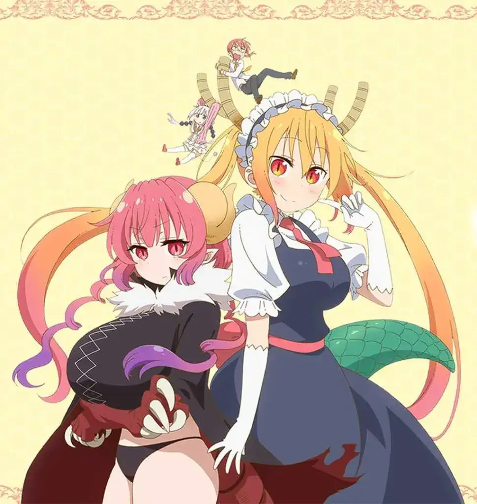 Visual Poster Kobayashi-san Chi no Maid Dragon Season 2
