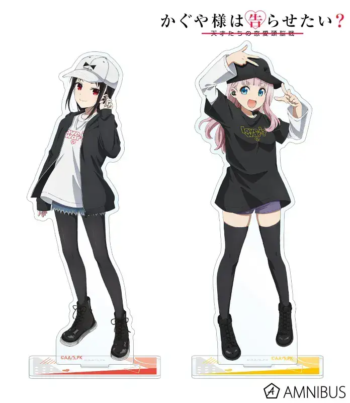 Streetwear Kaguya Shinomiya dan Chika Fujiwara dari Kaguya-sama Love is War