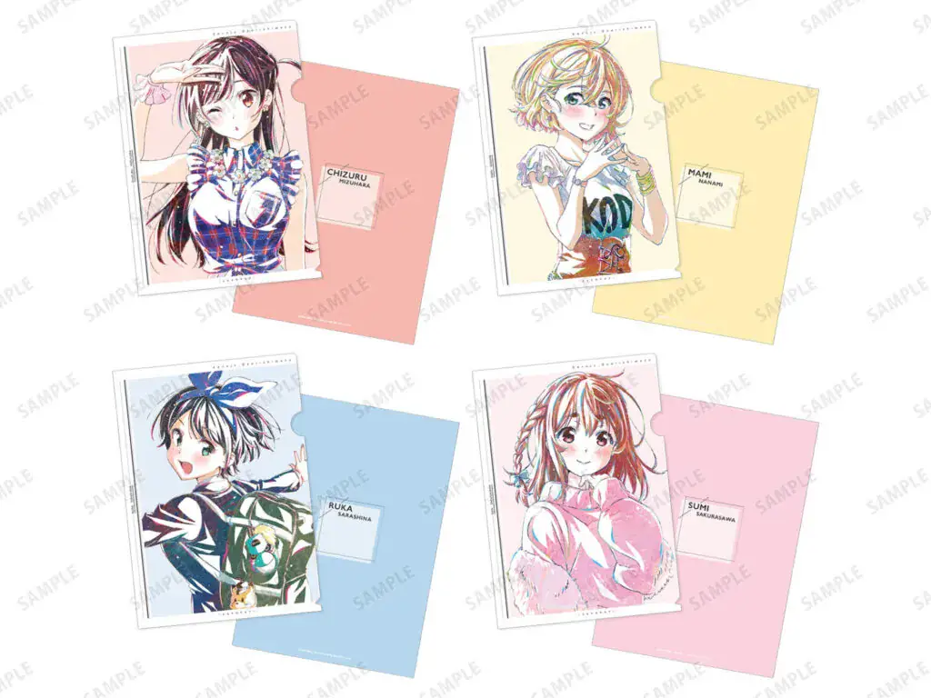 Folder plastik AMNIBUS bertema karakter Kanojo, Okarishimasu