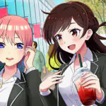 Lebih Banyak Visual Baru Kolaborasi Gotoubun no Hanayome Dan Kanojo Okarishimasu yang Terbit