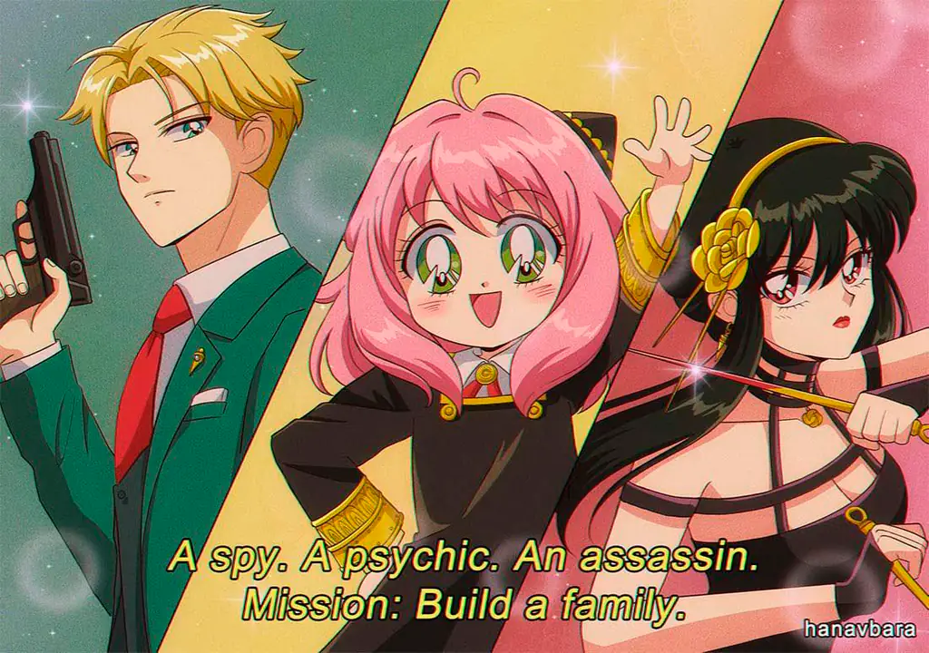 Jadul tapi Keren! Beginilah Ilustrasi SPY X Family Gaya 90-an