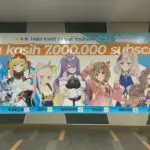 Gawat, Baru Dipasang Beberapa Hari, Spanduk Hololive Di MRT Senayan Udah Kena Vandalisme Aja!