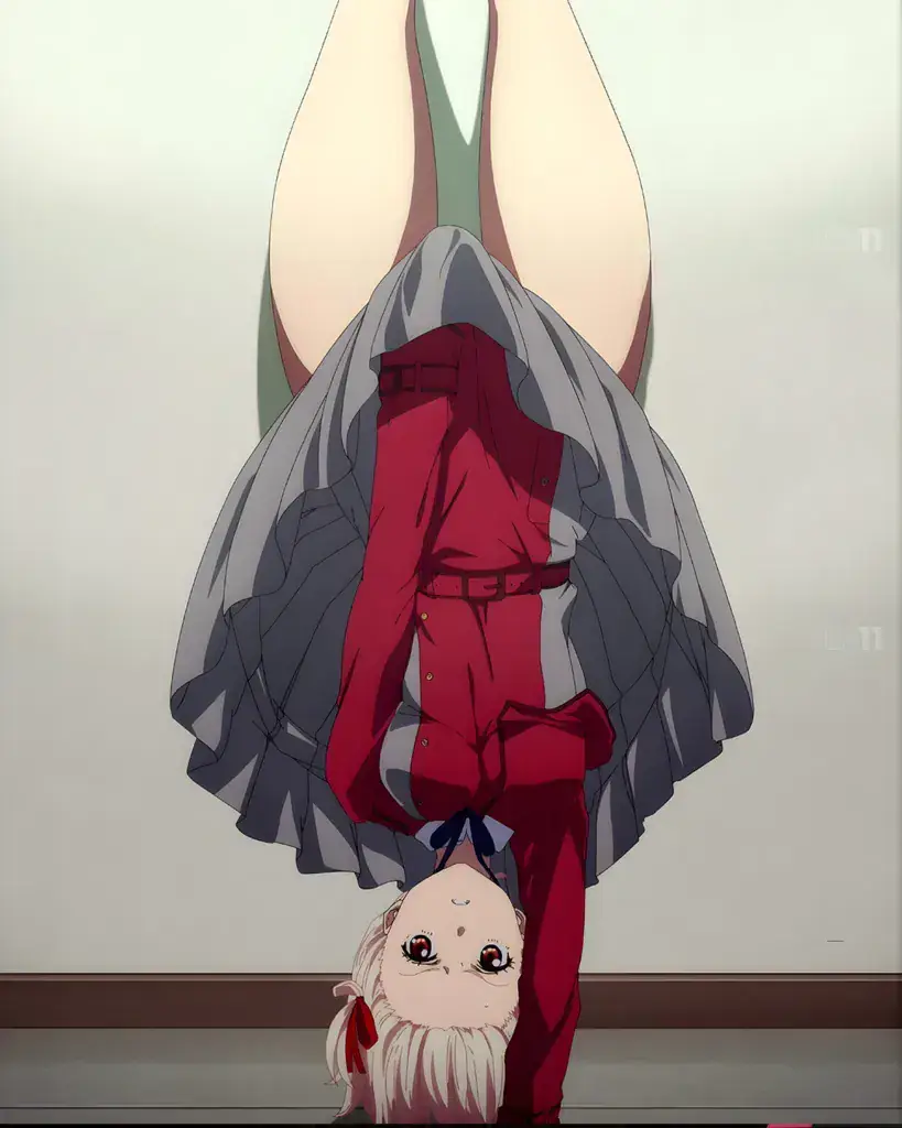 Adegan Chisato Jungkir Balik