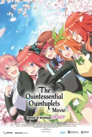Film Gotoubun no Hanayome Akan Tayang Di Bioskop Indonesia, Intip Visual Khususnya Yuk!
