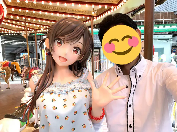 Penggemar Kanokari Menang Undian Kencan dengan Chizuru Riil, Langsung Pamer Foto
