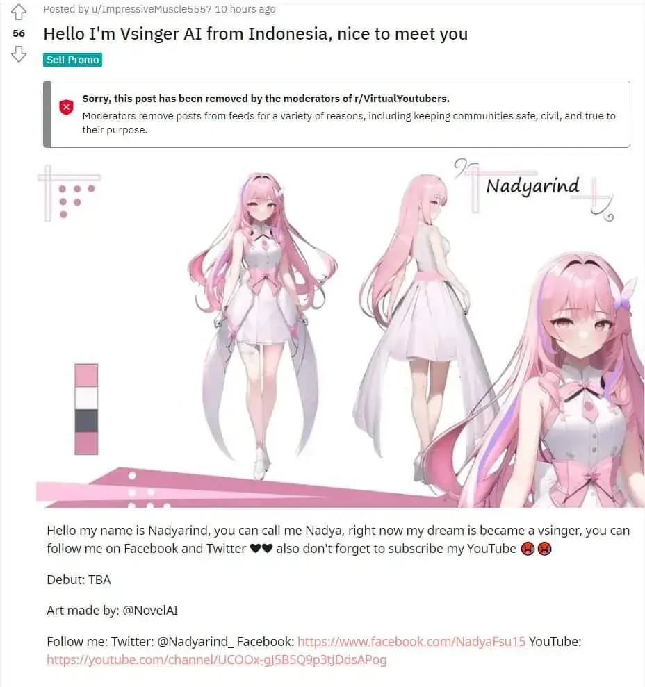 Vtuber dengan Model Bikinan AI