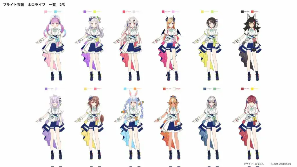 Kostum Untuk Hololive Jepang 2
