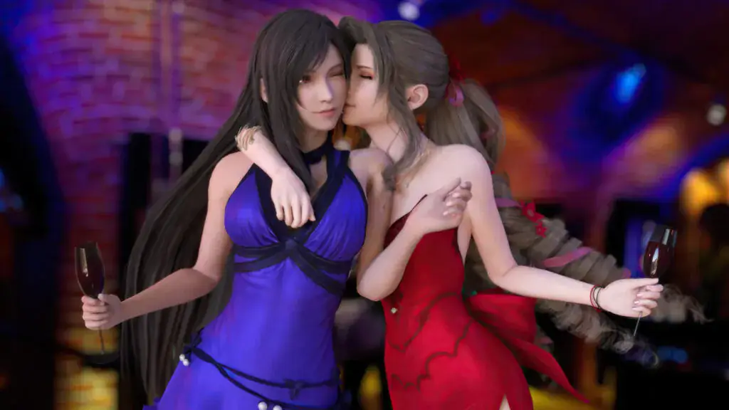 Tifa dan Aerith I Gambar: Final Fnatasy