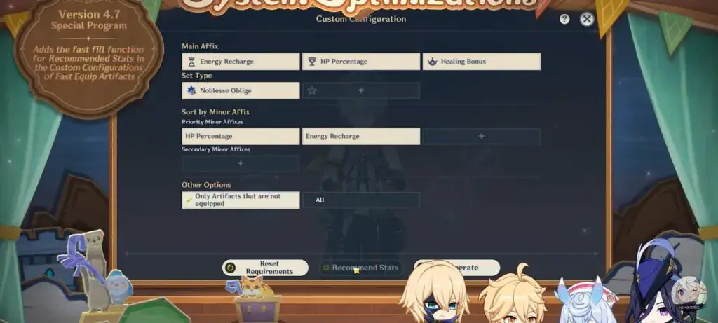 UPDATE CUSTOM ARTIFACT