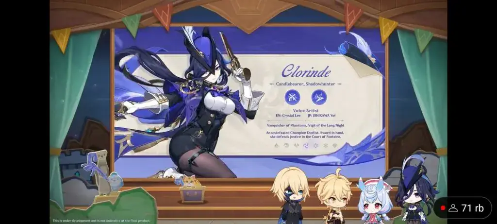 CHARACTER CLORINDE