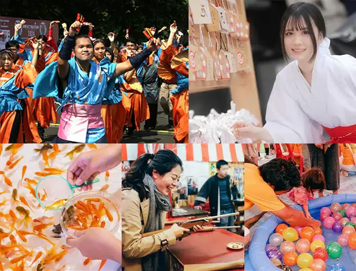 Berbagai acara serta wahana permainan interaktif, Djakarta Ennichi 2026 didesain mirip dengan perayaan asli di Negeri Sakura.