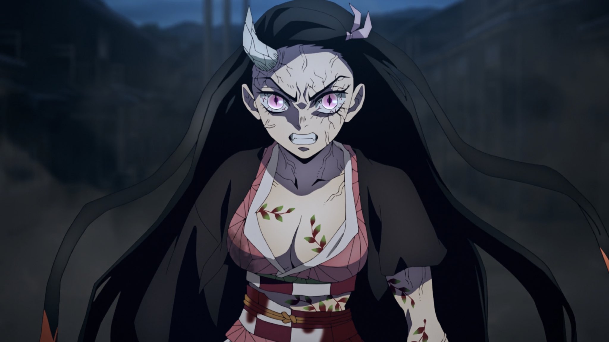 Demon Slayer apresenta forma demoníaca completa de Nezuko no anime-demhanvico.com.vn